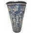 Mexican Talavera Planter Round HUGE Planter - Talavereado Azul1